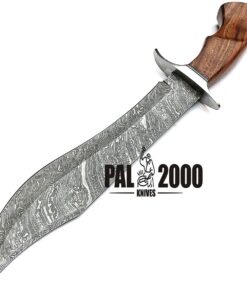 PAL 2000 KNIVES Handmade gladius forged - Damascus steel fixed blade - Hunting Viking - Knife With Leather Sheath (9291) 13 71RrJAkX8wL