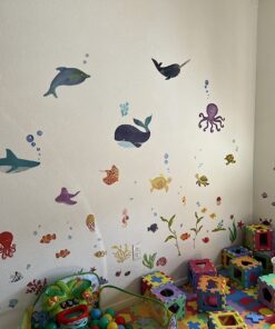 RoomMates RMK1851SCS Adventures Under The Sea Peel and Stick Wall Decals 30 71RrKMYaMJL