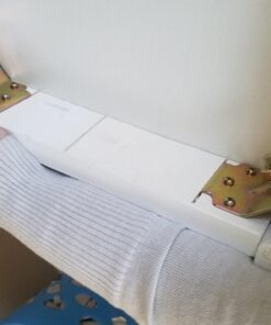 HOMCOM Piano Bench, Duet Piano Chair with Faux Leather Padded Cushion and Wooden Frame, Button Tufted Keyboard Bench, White Country White 47 71Rrmh9XeL