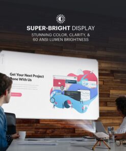 KODAK Luma 150 Ultra Mini Pocket Pico Projector - Built in Rechargeable Battery & Speaker, 1080P Support Portable Wireless LED DLP Movie & Video Travel Projector, connects to iPhone and Android 21 71RrwAWbD3L