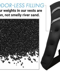 Alternative view of Aduro Sport Weighted Vest Workout Equipment, 4lbs/6lbs/12lbs/20lbs/25lbs/30lbs Body Weight Vest for Men, Women, Kids 6 Pounds (2.72 KG)