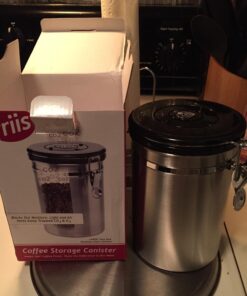 Friis 16oz Stainless Steel Coffee Vault Canister, 16-Ounce 27 71Rsr2wAT5L