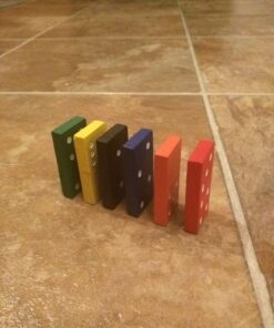 Learning Resources Double-six Dominoes In Bucket, Teaching aids, Math Classroom Accessories, 168 Pieces, Ages 5+ 28 71RsyGnrafL