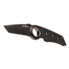 Gerber Gear Remix Folding Knife - 3" Partially Serrated Edge Pocket Knife - EDC Gear and Equipment - Black Serrated Edge-Black 11 71Rtv13dMPL