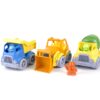 Green Toys Construction Vehicle Set, 3-Pack - Pretend Play, Motor Skills, Kids Toy Vehicles. No BPA, phthalates, PVC. Dishwasher Safe, Recycled Plastic, Made in USA. 30 71RtwikONSL