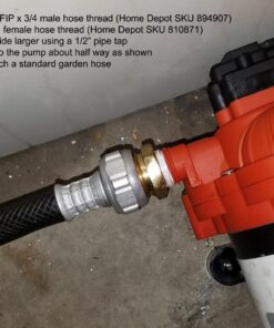 SEAFLO 33-Series Industrial Water Pressure Pump w/Power Plug for Wall Outlet - 115VAC, 3.3 GPM, 45 PSI 29 71Ruw3YW53L