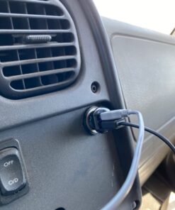 Scosche USBC242M ReVolt Universal Cigarette Lighter Multi Device Compact Dual Port USB Car Charger, Fast Charge Two Devices Simultaneously, Black Dual USB-A 24W 25 71RvFYTTajL