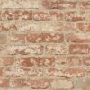 RoomMates RMK9035WP Red Stuccoed Brick Peel and Stick Wallpaper, Roll, Red 17 71RvthymUL