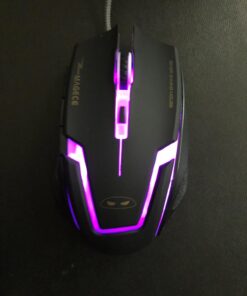 Magece G1 Professional Ergonomic Opticcal USB Wired Computer Gaming Mouse, 4 DPI Adjustment Levels, 6 Button, Breathing Light for PC Mac in Black 24 71Rw4bXTeLL