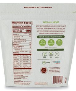 Nutiva Organic Shelled Hemp Seed, 19 Ounce, USDA Organic, Non-GMO, Non-BPA, Whole 30 Approved, Vegan, Gluten-Free & Keto, 10g Plant Protein and 12g Omegas per Serving for Salads, Smoothies & More 21 71RwvmNN0zL