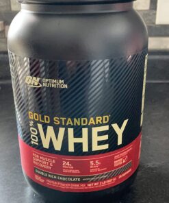 Optimum Nutrition Gold Standard 100% Whey Protein Powder, Double Rich Chocolate, 2 Pound (Packaging May Vary) 2 Pound (Pack of 1) 38 71Rx3akrCeL