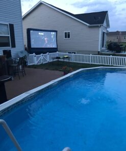 Gemmy 39127-32 - Airblown - Movie Screen - 120"x70" Widescreen Deluxe w/Storage Bag - Blue Outdoor Inflatable Deluxe Movie Screen 41 71RxVtXp5GL