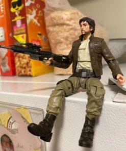 STAR WARS The Black Series Captain Cassian Andor 6-Inch-Scale Rogue One: A Story Collectible Figure, Toys for Kids Ages 4 and Up 1 Count (Pack of 1) 21 71Ry1cjn5cL