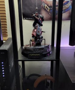 Brightech Maxwell - Modern Shelf Floor Lamp with Shade and LED Bulb Corner Display Lamps Shelves for Living Room, Bedroom Office Black Classic Black 37 71RyGk1Lv7L