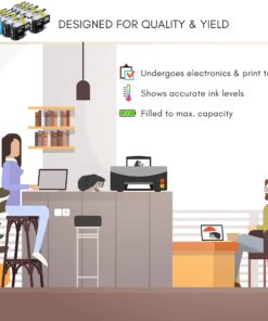 Limeink Compatible Ink Cartridges Replacement for Brother LC20e Ink Cartridges LC20e for Brother Printer Ink MFC-J985DW J5920DW J775DW J985DWXL for Brother LC20em Ink Cartridge (BK/C/M/Y) 10 Pack 9 71RyskMhPjS