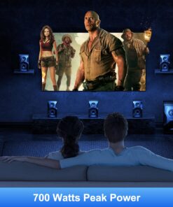 Bobtot Surround Sound Speakers Home Theater Systems - 700 Watts Peak Power 5.1/2.1Wired Stereo Speaker System 5.25" Subwoofer Strong Bass with Bluetooth HDMI ARC Optical Input 13 71Rz9YtIlgL