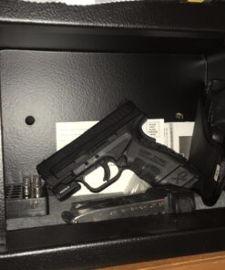 BARSKA AX11620 Biometric Fingerprint Mini Security Home Safe Box 0.29 Cubic Ft, Black, 12" x 8" x 7.75" Front Opening Compact 0.23 CU FT 40 71Rzdu8WLcL