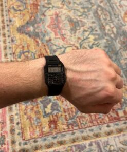 Casio Men's Vintage CA-53W-1CR Calculator Watch 30 71S a43i10L