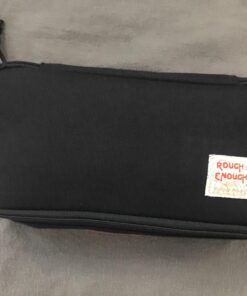 Rough Enough Small Tool Bag Pouch Large Black Pencil Case Box for Kids Boys School Men Cordura Heavy Duty 77 71S tT44HTL