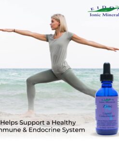 Eidon Ionic Minerals Liquid Zinc Concentrate - Ionic Zinc Supplement Drops for Adults and Kids, Support Immune System, Hair and Skin, Liver and Kidney Health, Relieves Stress - 2 oz 2 Fl Oz (Pack of 1) 11 71S0GK6s8WL