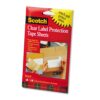 Scotch 4 x 6 Clear Label Protection Tape Sheets, 25 Sheet, 2 pads (822P) 17 71S0sP3GL