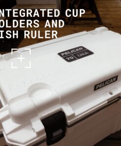 Pelican 70 Quart Elite Cooler Cool Blue/Grey 14 71S106 JbUL