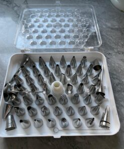 Ateco Cake, 783 55 pc Decorating Tip Set, Silver #783 55 pc Decorating Tip Set 41 71S1JAJTefL