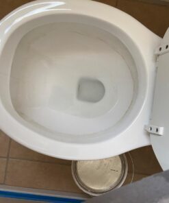 PUMIE Toilet Bowl Ring Remover, TBR-6, Grey Pumice Stone with Handle, Removes Unsightly Stains from Toilets, Sinks, Tubs, Showers, Pools, Safe for Porcelain, 1 Pack 1 Count (Pack of 1) 55 71S1wTC5d4L