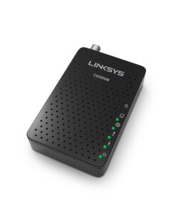 Linksys DOCSIS 3.0 8x4 Cable Modem Certified with Comcast Xfinity, Spectrum, Cox (CM3008) 343 Mbps (8x faster) 18 71S2UC9xGL