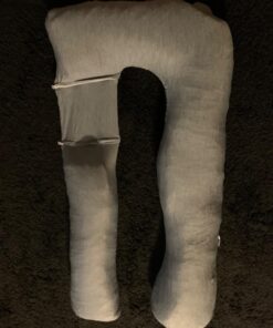 Pharmedoc Pregnancy Pillows, U-Shape Full Body Pillow – Cooling Cover Grey – Pregnancy Pillows for Sleeping – Body Pillows for Adults, Maternity Pillow and Pregnancy Must Haves Grey Cooling Cover 38 71S2m2JrtnL