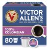 Victor Allen's Coffee 100% Colombian, Medium Roast, 80 Count, Single Serve Coffee Pods for Keurig K-Cup Brewers 80 Count (Pack of 1) 34 71S3CkhQp9L