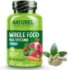 NATURELO Whole Food Multivitamin for Men - Vitamins, Minerals, Antioxidants, Organic Extracts - Vegetarian - for Energy, Brain, Heart, Eye Health - 240 Vegan Capsules, 1 Pack 240 Count (Pack of 1) 37 71S4JOxMvDL