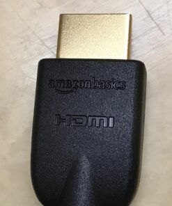 Amazon Basics High-Speed, 4K Ultra HD HDMI 2.0 Cable / Cord, 60 Hz, 2160p, 48 bit, 18 Gbps, 3D, male-to-male, 0.9m (2.9ft) for Laptop 1 Black 3 Feet 47 71S4cWixzrL 1