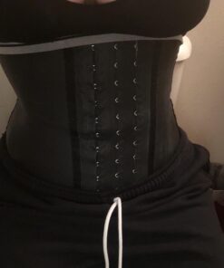 Lady Slim Fajas Colombianas Reductoras Y Moldeadoras para Mujer Underbust Latex Waist Trainer Hourglass Body Shaper for Women Blue Small 51 71S4idat9L