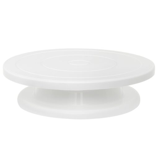 Ateco 608 11" Revolving Plastic Cake Turntable / Stand with Non-Slip Base #608 11" Round, Plastic Base