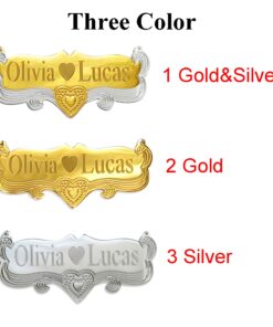 ProLuckis Handmade Personalized Name Jewelry Necklace 18k Gold Plated-Custom Made Any Name Style 5 12 71S7YaTcdgL