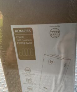 ROMOSS Power Bank 60000mAh High-Capacity Portable Charger, Power Station, 22.5W Fast Charging, PD 3.0, USB C, 4 Outputs & 3 Inputs with LCD Display for iPhone, Android Travel and Outdoors Black 60 71S8dPiYYnL