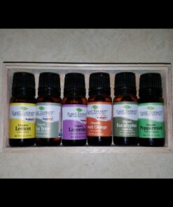 Plant Therapy Top 6 USDA Organic Essential Oil Set - Lavender, Peppermint, Eucalyptus, Lemon, Tea Tree 100% Pure, Natural Aromatherapy, for Diffusion & Topical Use, Therapeutic Grade 10 mL (1/3 oz) Top 6 Organic 0.33 Fl Oz (Pack of 6) 39 71S8hp0qtpL