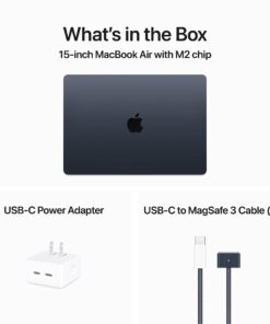 Apple 2023 15.3-Inch MacBook Air Laptop with M2 Chip, 8GB RAM, 256GB SSD - Midnight Without AppleCare+ 17 71S93wdJDcL 1