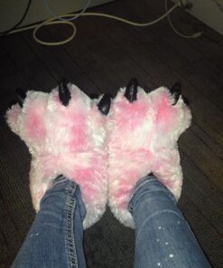 Wishpets Stuffed Animal - Soft Plush Toy for Kids - Furry Tiger Slippers 18 71S9Y25qcvL