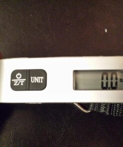 Camry Digital Luggage Scale, Portable Handheld Baggage Scale for Travel, Suitcase Scale with Hook,110 Pounds, Battery Included Red with Overweight Alert 47 71SA4bH9UiL