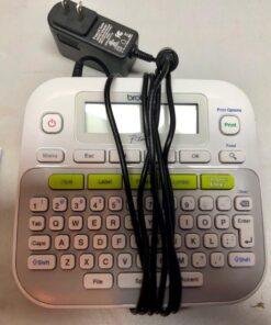 Brother P-touch, PTD210, Easy-to-Use Label Maker, One-Touch Keys, Multiple Font Styles, 27 User-Friendly Templates, White, Gray/White 56 71SAY7fviL