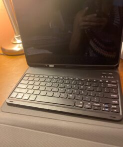 CHESONA iPad Pro 12.9 inch 2022 Case with Keyboard, Keyboard (for 12.9-inch iPad Pro - 6th Generation, 5th/4th/3rd Generation) - Wireless Detachable - with Pencil Holder for 2022 iPad Pro 12.9 Black 59 71SB mIDj6L