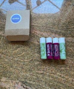 NIVEA Vegan Lip Care Variety Pack, Acai Seed Oil Shea Butter Lip Balm Sticks and Hemp Seed Oil Shea Butter Lip Balm Sticks, Pack of 4 Acai and Hemp 4 Count (Pack of 1) 42 71SBv8mkrfL