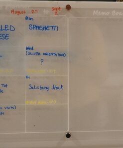 Magnetic Acrylic Calendar for Fridge,2 Pack 12"x16" Clear Fridge Calendar Dry Erase Magnetic Planning Boards Set Includes 6 Colorful Highlight Markers,Magnetic Pen Holder and Erase Towel Monthly Planner+Weekly Planner 38 71SCN78uwsL