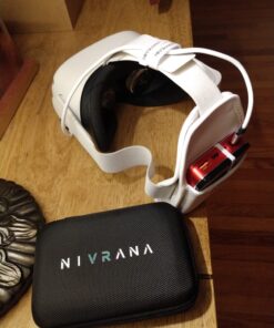 NIVRANA VR Battery Pack Compatible with Meta Quest 3 and Meta Quest 2 – High Speed 10,000mAh VR Power Bank Gives up to 8 Hours of Epic Uninterrupted Game Play – Accessory for Meta Quest 3 VR Headset 48 71SCqB0LLoL