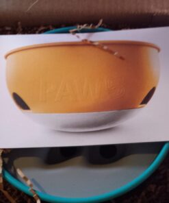 PAW5 Rock 'N Bowl Puzzle Feeder Dog Bowl - Fun Interactive Enrichment Dog Dish - Slow Feeder for Dogs - Stops Bloating - BPA and Phthalate-Free Plastic Made in The USA 22 71SDMdKXoWL