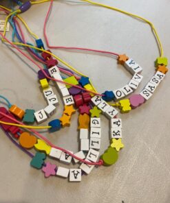 Melissa & Doug Created by Me! Alphabet Beads Deluxe Wooden Stringing Beads, 200+ Beads and 8 Laces for Jewelry-Making 21 71SEKJYbE3L 2