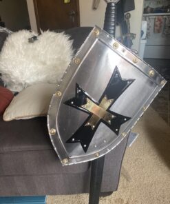 WARRIOR 11th Century Crusader Sword Handmade Hand Forged High Carbon Steel Blade with Sword Frog Replicas 19 71SEs2ZxoDL