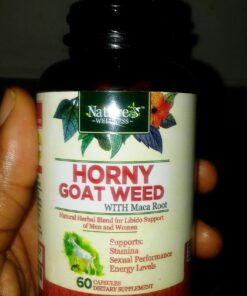 Horny Goat Weed Extract with Maca, Tribulus, L-Arginine, Ginseng - Enhance Energy & Performance for Men & Women - Boost Libido, Stamina & Sexual Health - 1000 mg Epimedium with Icariins Supplement 21 71SEs4oga7L